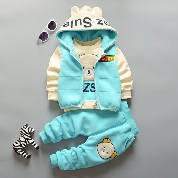 spring and autumn three-piece suit baby children 0-1-2-3 years old children's clothes baby boy & girl