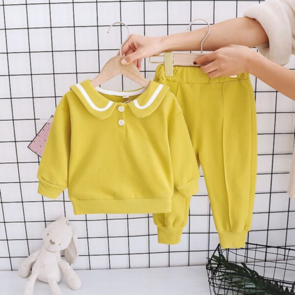 Korean style girl's suit spring and autumn female baby two-piece set